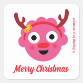 すごいシンプル | ホリデーブロッサムトインデナー スクエアシール (正面)