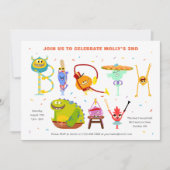 すごいシンプル | ライミングトン誕生日 招待状 (正面)