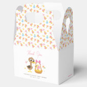 すごいシンプル | 5リトルアヒル女の子の赤ちゃんシャワー フェイバーボックス (オープン)