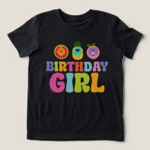 すごいシンプル NUMSサマーブンブンいう音誕生日ガール トライブレンドTシャツ