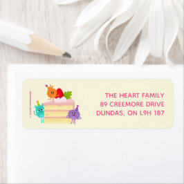 すごいシンプル | Numsブンブンいう音お誕生日ケーキ ラベル