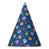 すごいシンプル | Numsブンブンいう音宇宙誕生日 パーティーハット (左)