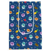 すごいシンプル | Numsブンブンいう音宇宙誕生日 ミディアムペーパーバッグ (裏面)