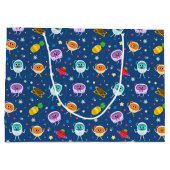 すごいシンプル | Numsブンブンいう音宇宙誕生日 ラージペーパーバッグ (裏面)