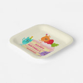 すごいシンプル | Nums宇宙お誕生日ケーキ ペーパープレート (傾斜あり)