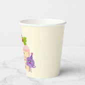 すごいシンプル | Nums宇宙お誕生日ケーキ 紙コップ (裏面)