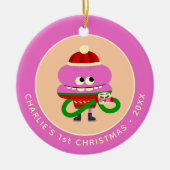 すごいシンプルSongsジミーライミントンホリデイ セラミックオーナメント (正面)