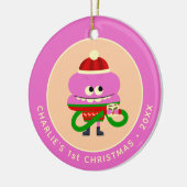 すごいシンプルSongsジミーライミントンホリデイ セラミックオーナメント (左)