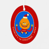 すごいシンプルSONGSデウィーリミングトンホリデイ メタルオーナメント (正面左)