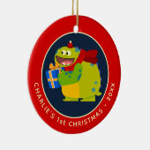 すごいシンプルSongsヒューゴライムントンホリデイ セラミックオーナメント (右)