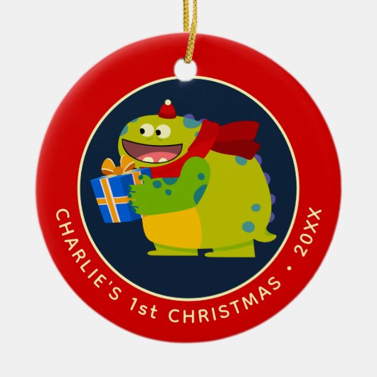 すごいシンプルSongsヒューゴライムントンホリデイ セラミックオーナメント (正面)