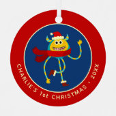 すごいシンプルSongs King Rhymingtonホリデイ メタルオーナメント (正面)