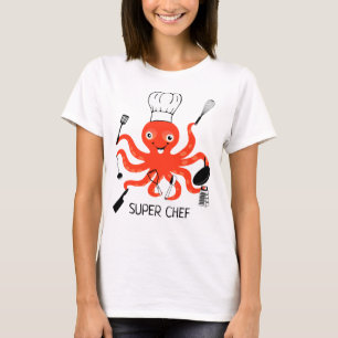 すごいタコ料理人 Tシャツ