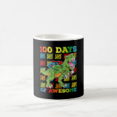 すごいティラノサウルス 100日目の学校 コーヒーマグカップ (中央)