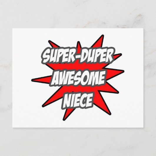 すごいデュパー素晴らし姪 ポストカード (正面)