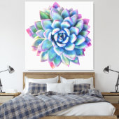 すごいトレンディーの超大型の多肉性ウォールアート キャンバスプリント (インサイチュ (寝室))