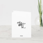 すごいナースお礼/誕生日カード サンキューカード (裏面)