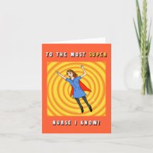 すごいナースお礼/誕生日カード