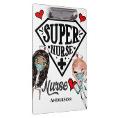 すごいナーススーパーヒーローDIYネームレタリング クリップボード (右)