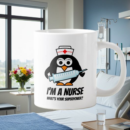 すごいナースビッグジャイアントンボマグカップ看護ギフトアイディア ジャンボコーヒーマグカップ