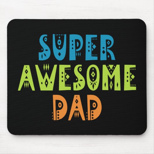 すごいパパの父の日|マウスパッド マウスパッド (正面)