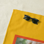 すごいパパカスタム写真（レトロな波） ビーチタオル (インサイチュ)