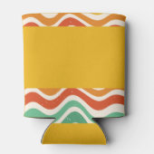 すごいパパカスタム写真(レトロな波) 缶クーラー (裏面)