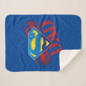 すごいパパストライプ シェルパブランケット (正面(横))