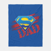 すごいパパストライプ フリースブランケット (正面)