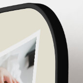 すごいパパファミリー写真誕生日パーソナライズされた ピックルボールラケット (左詳細)