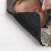 すごいパパベビーと父カスタムの写真 マウスパッド (コーナー)