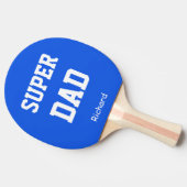 すごいパパ名パーソナライズされた 卓球ラケット (横)