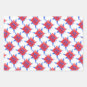 すごいパパ父の日のギフトラップ ラッピングペーパーシート (正面)