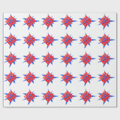 すごいパパ父の日のギフトラップ ラッピングペーパー (フラット)