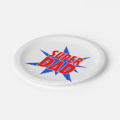 すごいパパ父の日パーティー紙プレート ペーパープレート (アングル)