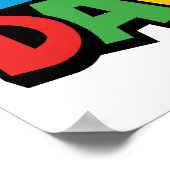 すごいパパ用ダディ最高のオ ポスター (角)