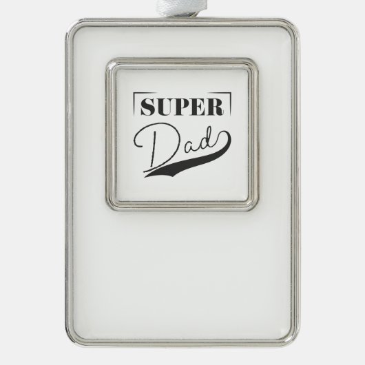すごいパパ シルバープレートフレームオーナメント (正面)