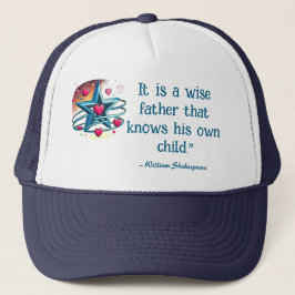 すごいパパ – スター&ハートトラッカーハット キャップ