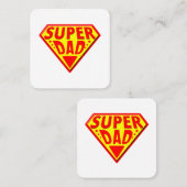 すごいパパ – ハッピーファーザーズ・デイ スクエア名刺 (正面/裏面)