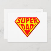 すごいパパ – ハッピーファーザーズ・デイ ポストカード (正面/裏面)