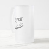 すごいパパ フロストグラスビールジョッキ (正面左)