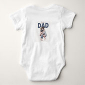 すごいパパ ベビーボディスーツ (裏面)