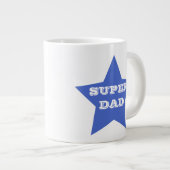 すごいパパ |父の日の青い星 ジャンボコーヒーマグカップ (正面右)
