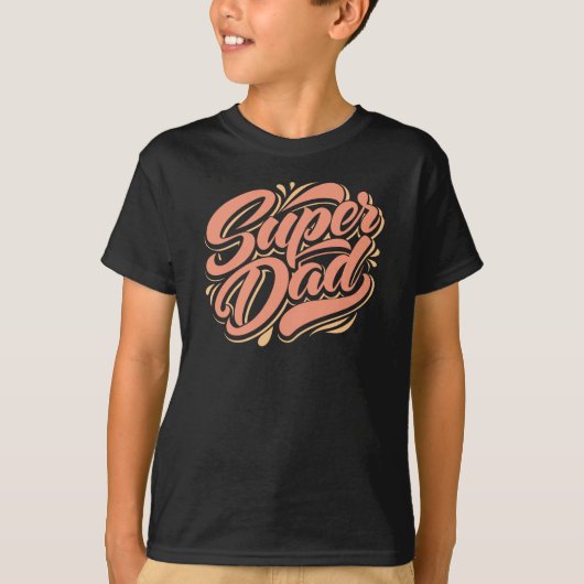 すごいパパ、父の日 Tシャツ (正面)