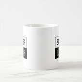 すごいパパ |白黒パパ コーヒーマグカップ (中央)