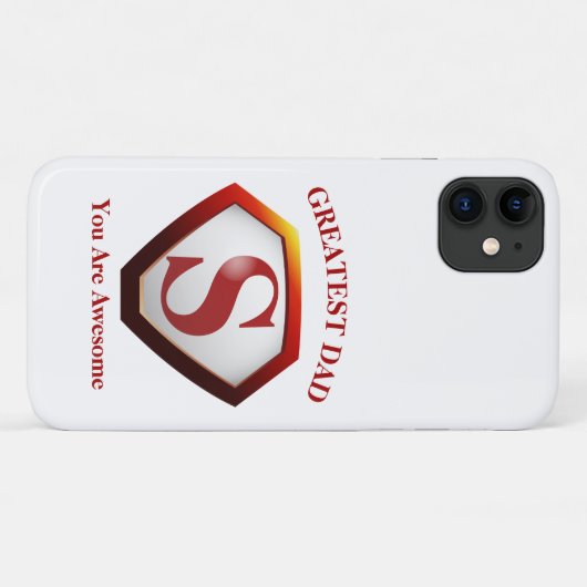 すごいパパ Case-Mate iPhoneケース (裏面(横))