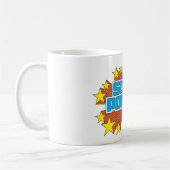 すごいパワー™ロゴ青 コーヒーマグカップ (左)