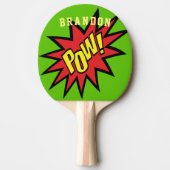 すごいヒーローカスタムカラーパーソナライズされた 卓球ラケット (正面)