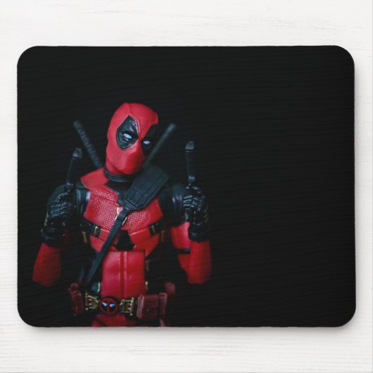 すごいヒーロー玩具撮影デザイン マウスパッド (正面)