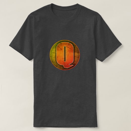 すごいヒーロー「Q」Insignia Tシャツ (デザイン正面)